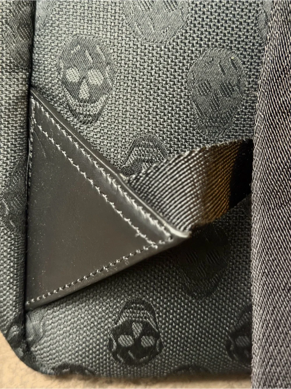 Alexander McQueen Black Metropolitan Biker Skull Backpack - NWOT